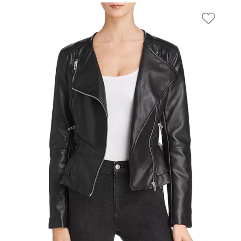 BLANKNYC Faux Leather Moto Jacket
